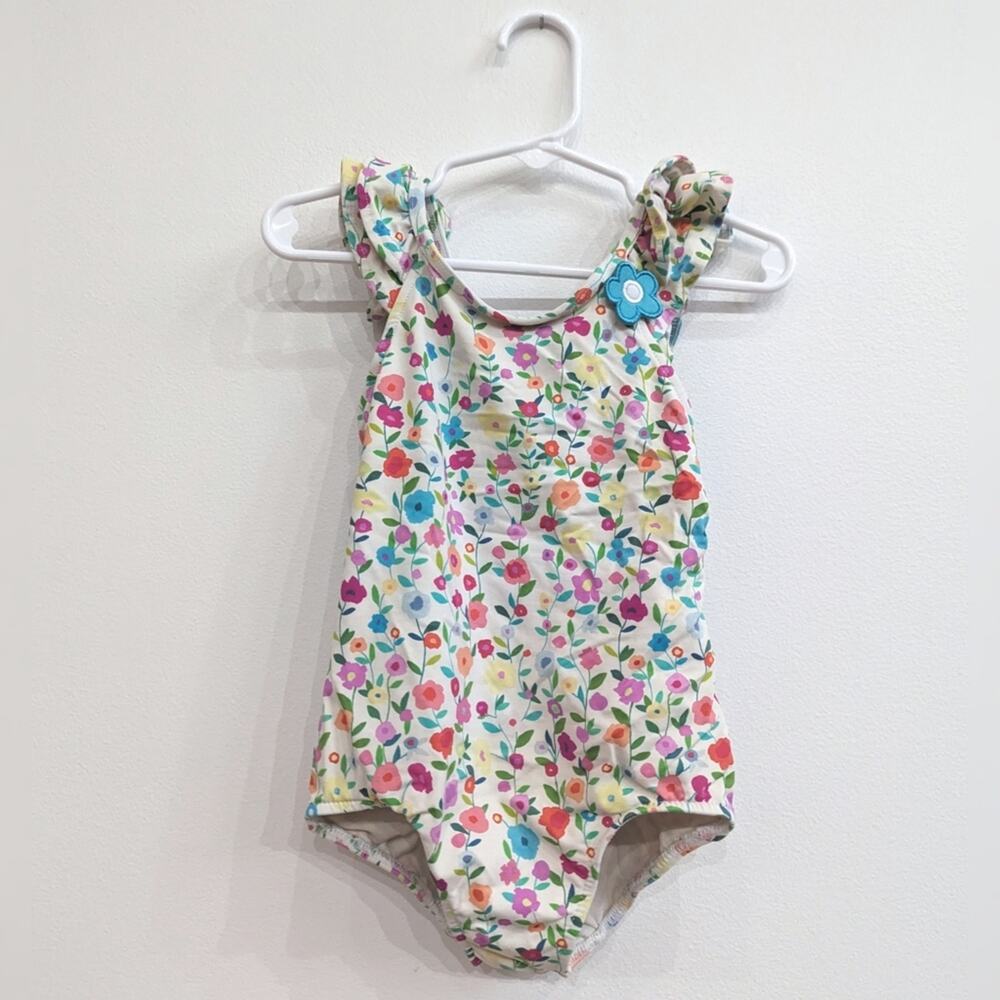 Florence Eiseman Swimsuit 5T Girls Floral One Piece